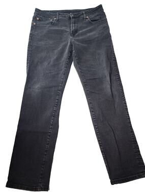 American Eagle Jeans Mens 36x32 Black Skinny AirFlex + Stretch Pants Preppy